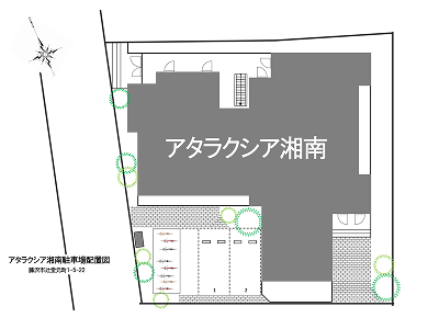 不動産の駐車場配置図作成